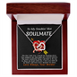 To My Smokin' Hot Soulmate Love Always Your Welder - To My Wife Necklace Anniversary Gift For Wife - To My Queen - To My Wife Necklace With Message Card