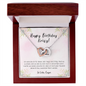 Happy Birthday Krissy - Ultra Geheimes Projekt - Customize Couple Necklace - Birthday Gift for wife - Birthday Neckless for her - Love Design  Neckless for wifey - Classic Neckless for her Birthday