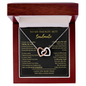 Gift For Your Soulmate - Your Presence Makes Me Complete - Love Knot - Valentines Day Gifts For Wife - Wife Birthday Gift - Anniversary Gift For Wife from Husband - Neckless Gift for your soulmate