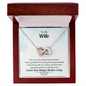 To My Wife, Your An Amazing Wife And Mother Never-Ending Love Necklace - To My Wife Necklace Anniversary Gift For Wife - To My Queen - Birthday Gift For Wife - Gift For Wife - Necklace For Wife