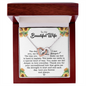 Gift For Wife - Unconditional Love - Love Knot - Love design lockets  for wifey - Love lock Design Neckless for Girlfriends - Sweet lockets - Gift for wifey - Diamond Neckless - Lovely wife Gift