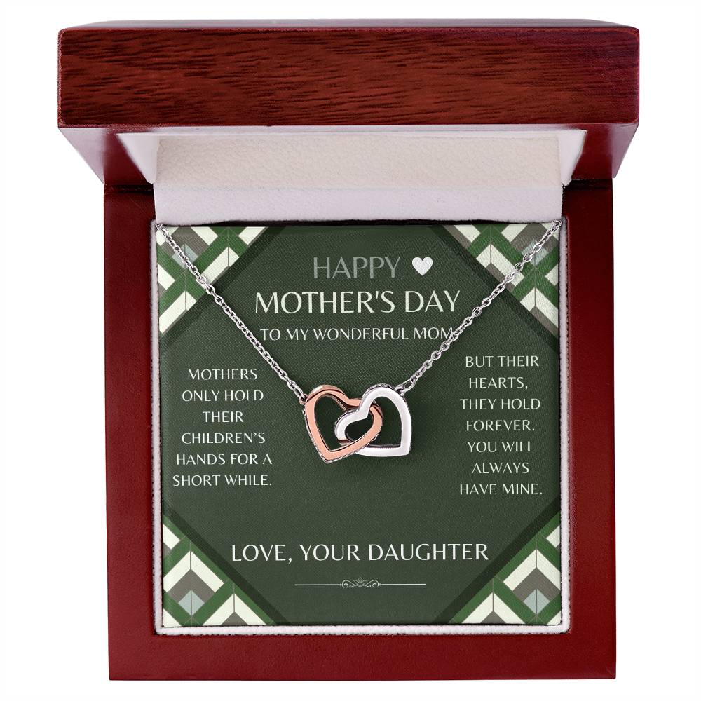 Mothers Day Present for Wonderful Mom, To My Wonderful Mother Mom Necklace Gifts Jewelry, Mother from Your Daughter, Son, Birthday Gifts for Mom, Jewelry for Mom, Mother's Day Gift, Gifts for Women