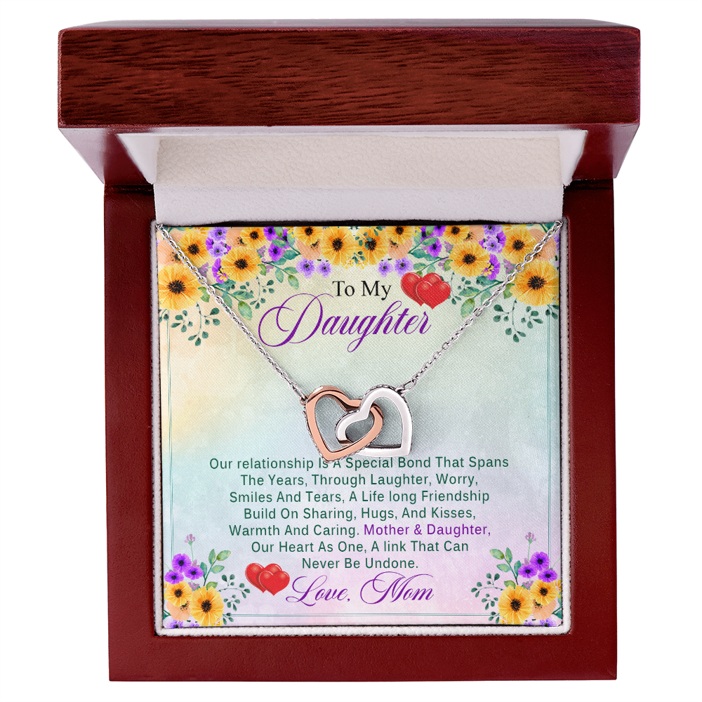 To My Daughter Necklace, Daughter Gifts From Mom, Gifts For Daughter From Mommy, Daughter Pendant Necklaces, Daughter Jewelry From Mama, Daughter Necklace Birthday Christmas Gifts