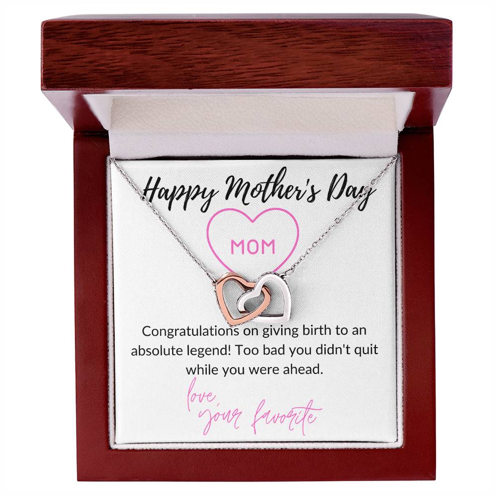 Personalized Mother's Day Necklace for Mom – Custom Name Necklace, Gift for Mother from Daughter or Son, Jewelry for Mommy, Mother's Day 2026 Gifts Ideas