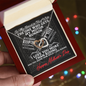 To My Smokin' Hot Wife - Happy Mothers Day - Gets my motor runnin' - Love Knot - Necklace for wife - To My Wife Necklace From Husband