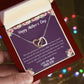 Mothers Day Necklace for Mom, Meaningful Gift for Mother from Son, Love Knot Necklace, Mom Jewelry Gift Happy Mother's Day 2026, To My Mom Necklace With Heartfelt Message