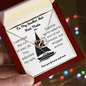 To My Smokin' Hot First Mate - Admired Your Jib Forever Love Necklace - To My Wife Necklace With Message Card - Anniversary Gift For Wife - Soulmate Gift