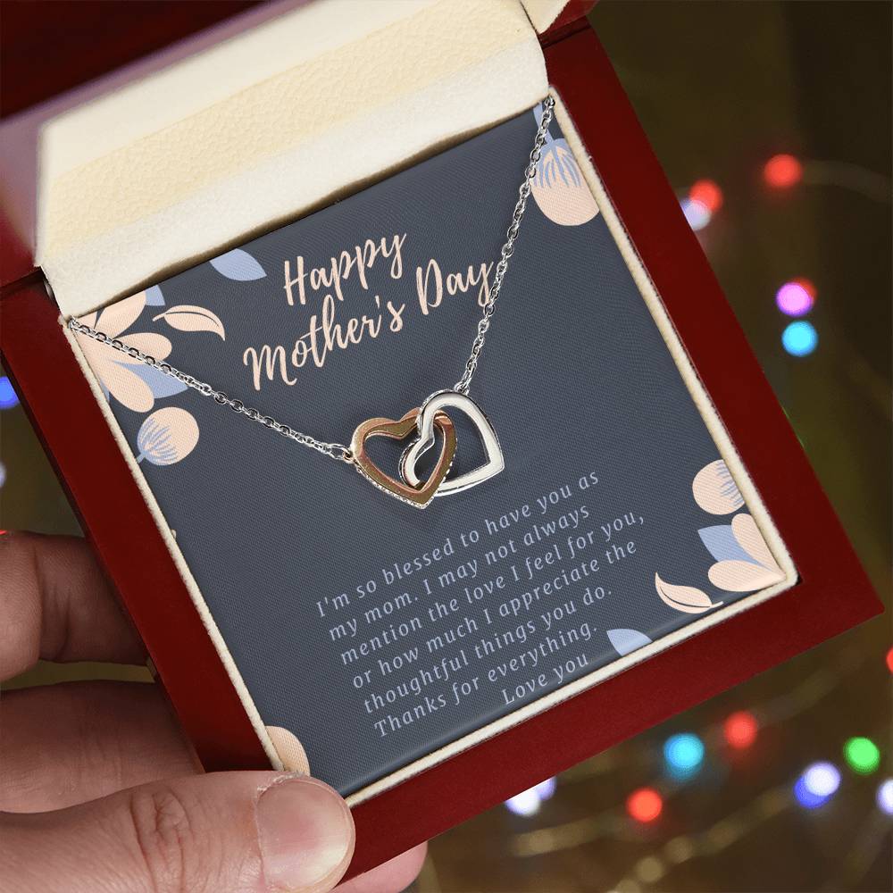 Mothers Day Gifts For Mom From Son Daughter Mom Necklace For Women New Mom Gifts 2026 Birthday Christmas Gifts With Heartfelt Message & Lighted Box, Mom Necklace, Mother Necklace, Mommy Mama Gift, Gift from Daughter, Jewelry for Mom