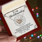 To My Shieldmaiden Necklace - Love Your Viking - Gift for Warrior Wife - Romantic message card for soulmate - To My Soulmate Necklace For Women