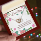 Dear Mom Interlocking Hearts Necklace, Mother's Day Gift for Mom Mothers Day Gifts I Love My Mom Best Mom Ever 2026 Jewelry for Her