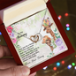 To My Mommy From Your Tummy Ryan Giraffe - Mother's Day Gift - To My Mom Necklace - Love Message Gift for Mother - Happy Mother's day