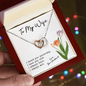 To My Wife - I Loved you yesterday - I Love You Still - I Always Have - I Always Will - To My Soulmate Necklace For Women - Love Knot - Necklace for Women - Diamond Necklace for wife