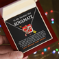 To My Smokin' Hot Soulmate Love Always Your Welder - To My Wife Necklace Anniversary Gift For Wife - To My Queen - To My Wife Necklace With Message Card