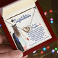 Congratulations My Dear Daughter, Graduation Interlocking Hearts Necklace Senior College Graduation Gifts for Her 2025 Women Friends Daughter Sister, Graduation Necklace for 5th Fifth 8th 6th College Law Middle High S Master Degree Nurse Phd Jewelry Gifts