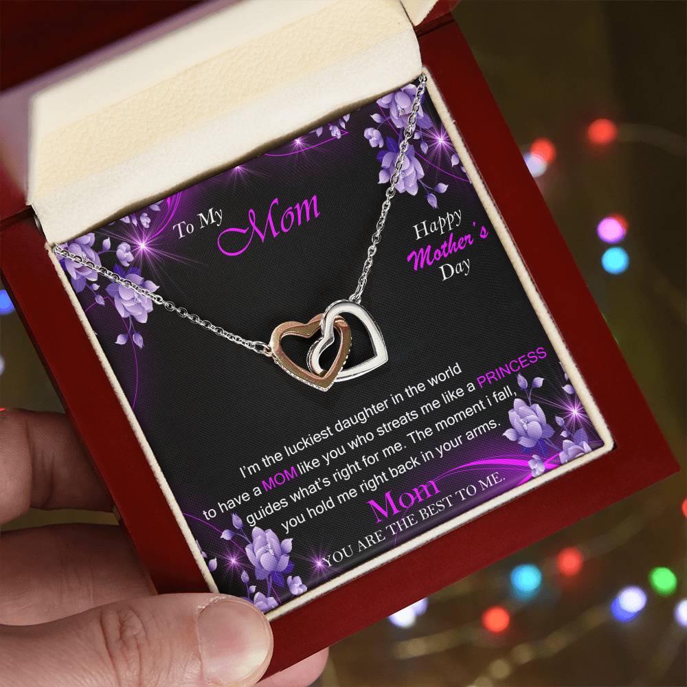 Mothers Day Gifts For Mom From Son Daughter Mom Necklace For Women New Mom Gifts 2026 Birthday Christmas Gifts With Heartfelt Message & Lighted Box, Mom Necklace, Mother Necklace, Mommy Mama Gift, Gift from Daughter, Jewelry for Mom