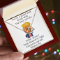 Alluring Beauty Necklace You are a great Wife The Best Terrific, To My Wife Necklace From Husband, To My Soulmate Necklace For Women, Necklace For Wife From Husband, Best Gift for Valentines Day