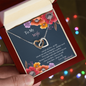 To My Wife - Necklace Gift Set - Couple Necklace Set - Friendship Necklaces -  Anniversary Gift For Wife - To My Wife Necklace With Message Card - Romantic Wife Gift