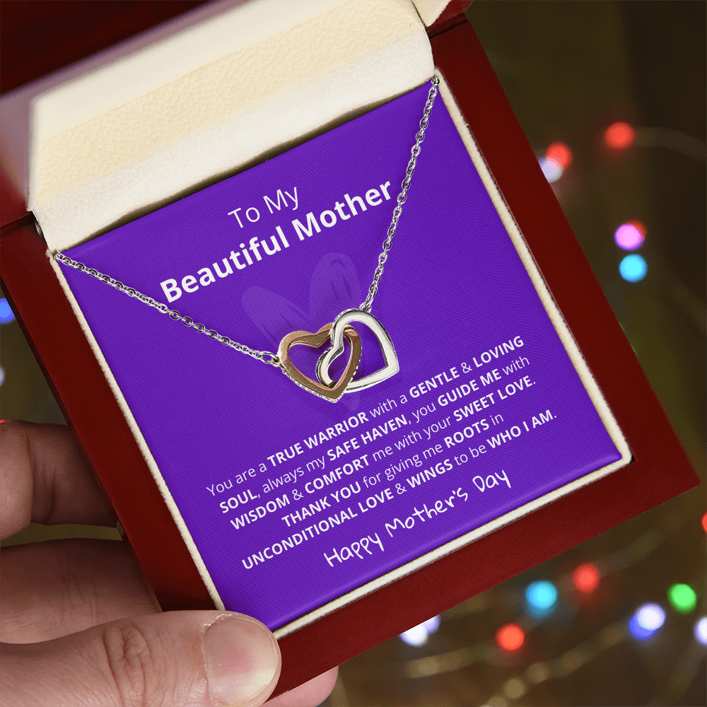 Happy Mother's Day Necklace – Best Gift for Mom, Elegant Jewelry for Mother, Keepsake Gift Idea for Mommy, Jewelry for Mom, Birthday Christmas Gifts With Heartfelt Message