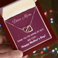 Mother's Day Jewelry Gift, To My Mom Necklace, Sentimental Gift for Mom, Birthday & Mother's Day 2026 Gifts Ideas, Jewelry for Mom