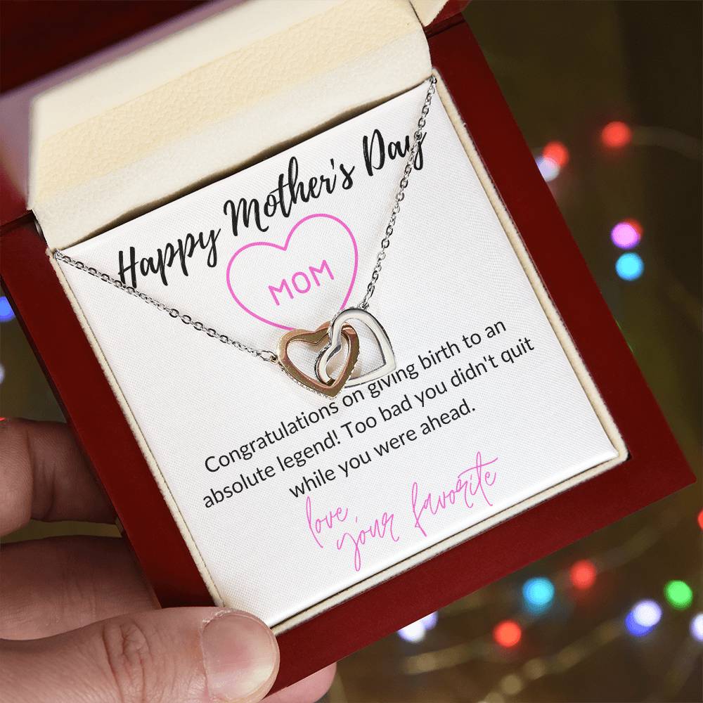 Personalized Mother's Day Necklace for Mom – Custom Name Necklace, Gift for Mother from Daughter or Son, Jewelry for Mommy, Mother's Day 2026 Gifts Ideas