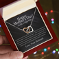 Romantic Wife Gift - Wife Birthday Surprise - Golden colour Neckless for Beloved wife - Pretty Neckless Gift for wifey - Mother's Day Gift from Husband