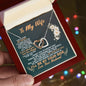 To My Wife I'll Be By Your Side Love Your Husband - To My Soulmate Necklace For Women - Wife Birthday Gift -  To My Wife Necklace From Husband - Anniversary Gift For Wife from Husband