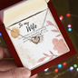 Gift for Wife Birthday - To My Wife Necklace - Happy Birthday My Love - Valentines Day Gifts For Wife - Wife Birthday Gift -  Anniversary Gift For Wife from Husband - Wife Gift - Wife Necklace