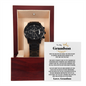 To My Grandson Men's Openwork Watch, randson Christmas Gift Ideas, Birthday Cards For Men, Always Remember Motivational Graduation Gift, Grandson Wedding Gift, Gift From Grandpa To Grandson, From Grandparents Grandma