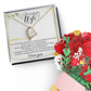 To My Future Wife Necklace, Promise Necklace For Her, Fiance Gifts For Her, Birthday Gifts For Future Wife With Message Card, To My Soulmate Necklace For Women, Romantic Jewelry With Message Card