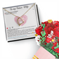 To My Future Wife Necklace Social Media Post Necklace, Promise Necklace For Her, Fiance Gifts For Her, Birthday Gifts For Future Wife With Message Card, To My Soulmate Necklace For Women, Romantic Jewelry With Message Card & Gift Box