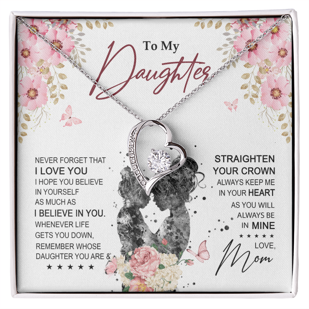 To My Daughter Necklace From Mom With Heartfelt Message & Elegant Box Gifts For Daughter, Beautiful Jewelry Gift On Graduation Birthday 2026