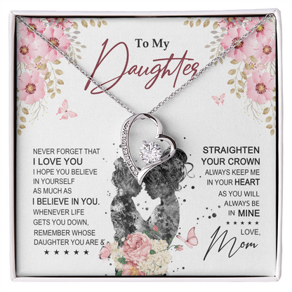 To My Daughter Necklace From Mom With Heartfelt Message & Elegant Box Gifts For Daughter, Beautiful Jewelry Gift On Graduation Birthday 2026
