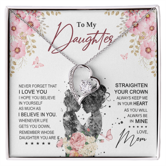 To My Daughter Necklace From Mom With Heartfelt Message & Elegant Box Gifts For Daughter, Beautiful Jewelry Gift On Graduation Birthday 2026