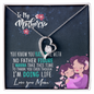 Forever Love Necklace for Women Grandma Aunt Stepmother Sister Mom Gifts Jewelry Mothers Anniversary Jewelry Gifts for Women Birthday Unique Necklace, Mom Necklace, Mother Necklace, Mom Gift, Gift from Daughter, Jewelry for Mom, Mother's Day Gift
