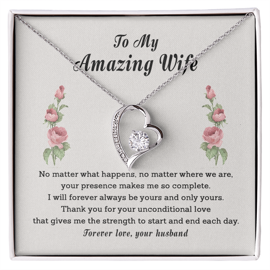 Be Yours and Only Yours - Love Knot - Couple Necklace Set - Friendship Necklaces - to My Wife Necklace - Valentines Day Gifts for Wife - to My Soulmate Necklace for Women - Necklace for Wife From Husband - to My Amazing Wife - Gift for Wife