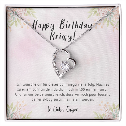 Happy Birthday Krissy - Ultra Geheimes Projekt - Romantic Wife Gift, Wife Birthday Surprise - wife gift from husband future husband - Anniversary Gift For Wife - Wife Birthday Gift - Best Birthday Gift for your soulmate