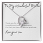 Gifts for Mother, Mom Necklace, Mother Necklace, Jewelry for Mom, Mother's Day Gift, Forever Love Necklace for Women Grandma Aunt Stepmother Sister Mom Gifts Jewelry Mothers Anniversary Jewelry Gifts for Women Birthday Unique Necklace