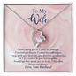 To My Wife Never forget how special you are to me. I Love You. Forever and Always - To My Wife Necklace From Husband - To My Soulmate Necklace For Women - Necklace For Wife From Husband