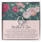 Mother and Son Necklaces for Women, Meaningful Gift to Mom from Son I Love You Necklace, Sentimental Mother's Day Gift for Mom from Son, Unique Moms Birthday Gift Ideas, Mom Necklace, Mother Necklace, Jewelry for Mom, Mother's Day Gift, Gifts for Women