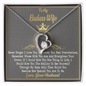 To My Bad Ass Wife - Crown - Necklace - Gift for Wife From Husband - Necklace for Soulmate - Couple Necklace Set - Friendship Necklaces - Customize Couple Necklace - Handmade Necklace for Wife