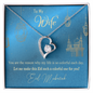 To My Wife Necklace - BEAUTIFUL EID GIFT FOR WIFE - LOVE KNOT -  Couple Necklace Set - Customize Couple Necklace -Valentine's day gift -Gift for her him -Anniversary gift