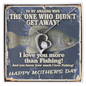 To My Amazing Wife - the One Who Didn't Get Away! - I Love You More Than Fishing - Gift for My Wife - Romantic Wife Gift - Wife Birthday Surprise - Necklace for Soulmate - Sweet Necklace for Wifey