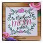 To The Best Mom Ever Forever Love Necklace Gifts Jewelry, Sentimental Gifts for Mom Mother from Daughter Son, Mom's Birthday Gift Mother's Day Gift Jewelry with Message Card and Gift Box, Jewelry for Mom