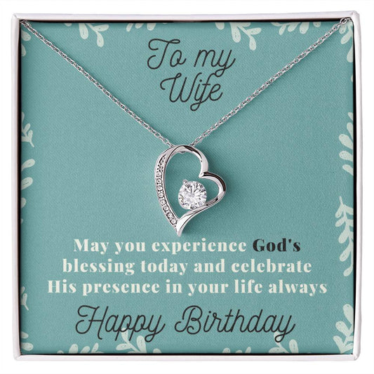 To My Wife Necklace - Gift for Wife Birthday Marriage - To My Wife Necklace From Husband - To My Soulmate Necklace For Women - Necklace For Wife From Husband