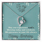 To My Wife Necklace - Gift for Wife Birthday Marriage - To My Wife Necklace From Husband - To My Soulmate Necklace For Women - Necklace For Wife From Husband