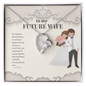 To My Future Wife Necklace - Two hearts for wife - Necklace for wife - To My Wife Necklace From Husband - To My Soulmate Necklace For Women - Birthday Gift for Wife
