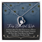 To My Beautiful Wife Necklace - To My Wife Necklace - To My Wife Necklace - Valentines Day Gifts For Wife - Romantic message for wife - Necklace for soulmate - Gift for Beautiful Spouse
