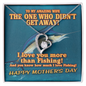 To My Amazing Wife - Blue Marlin - I Love You More Than Fishing - Necklace for Soulmate - Love From Husband - Necklace for Wifey - Lovely Necklace for Wifey - Mother's Day Gift for Wifey - Soulmate Gift