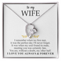 To My Wife - Alluring Necklace - I Love You Always & Forever - To My Queen - To My Wife Necklace Anniversary Gift For Wife - Romantic message for her - Birthday Gift for her - Anniversary Gift for her