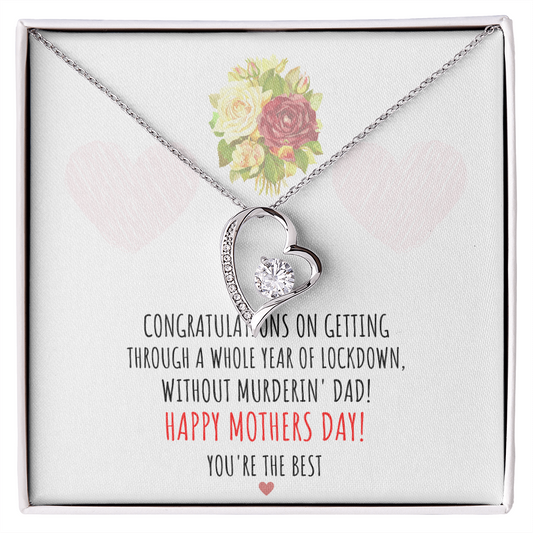 Happy Mothers Day You Are The Best Forever Love Necklace, Mother's Day Bonus Mom Necklace Gifts for Women Birthday Gifts for Mom From Daughter Son Best Mom Jewelry Necklace With Cards Gifts for Step Mom Mother in Law